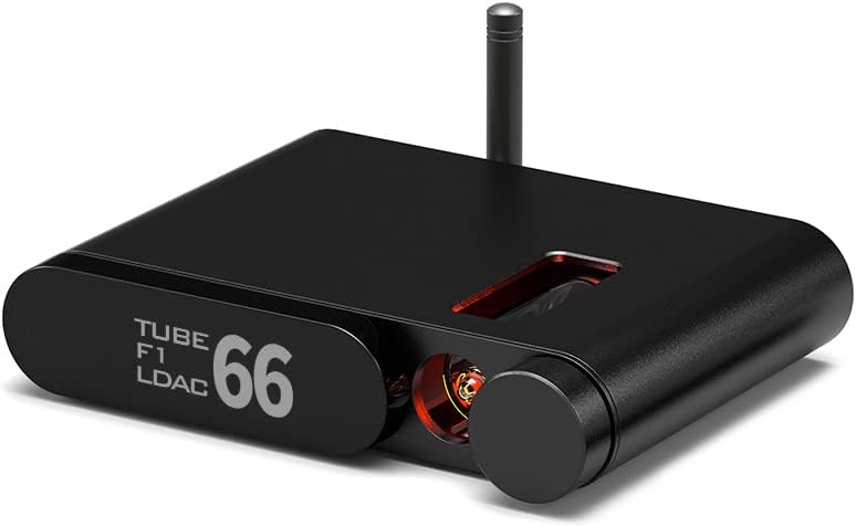 aune Flamingo-BD HiFi DAC with Vacuum Tube, Bluetooth 5.1 LDAC/aptX HD, Optical/Coaxial Output  Variable RCA LINE Out for Home Audio Receivers/AV Receivers/Active Speakers/Amplifiers/Power amps