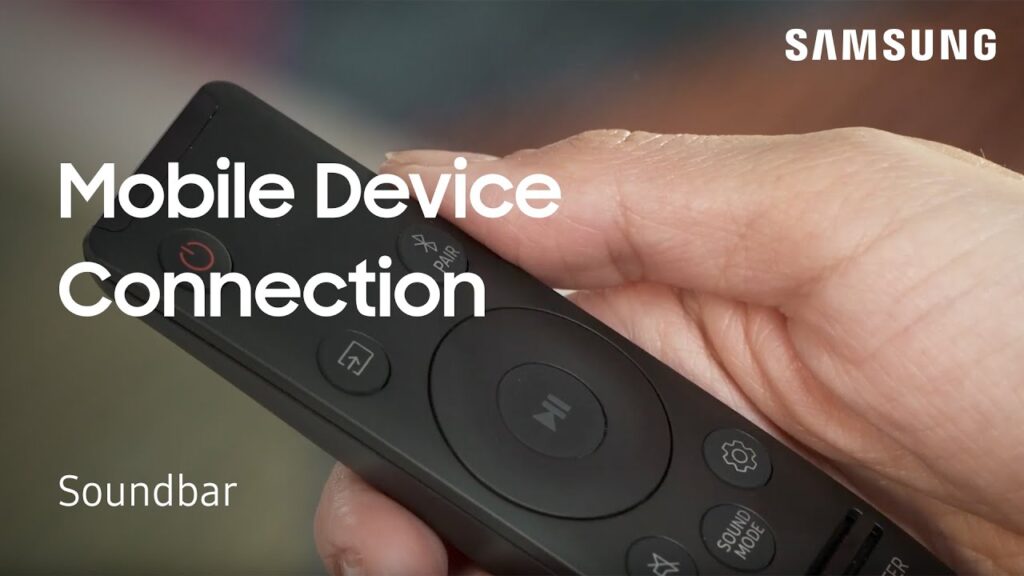 How To Connect Samsung Soundbar To Phone?