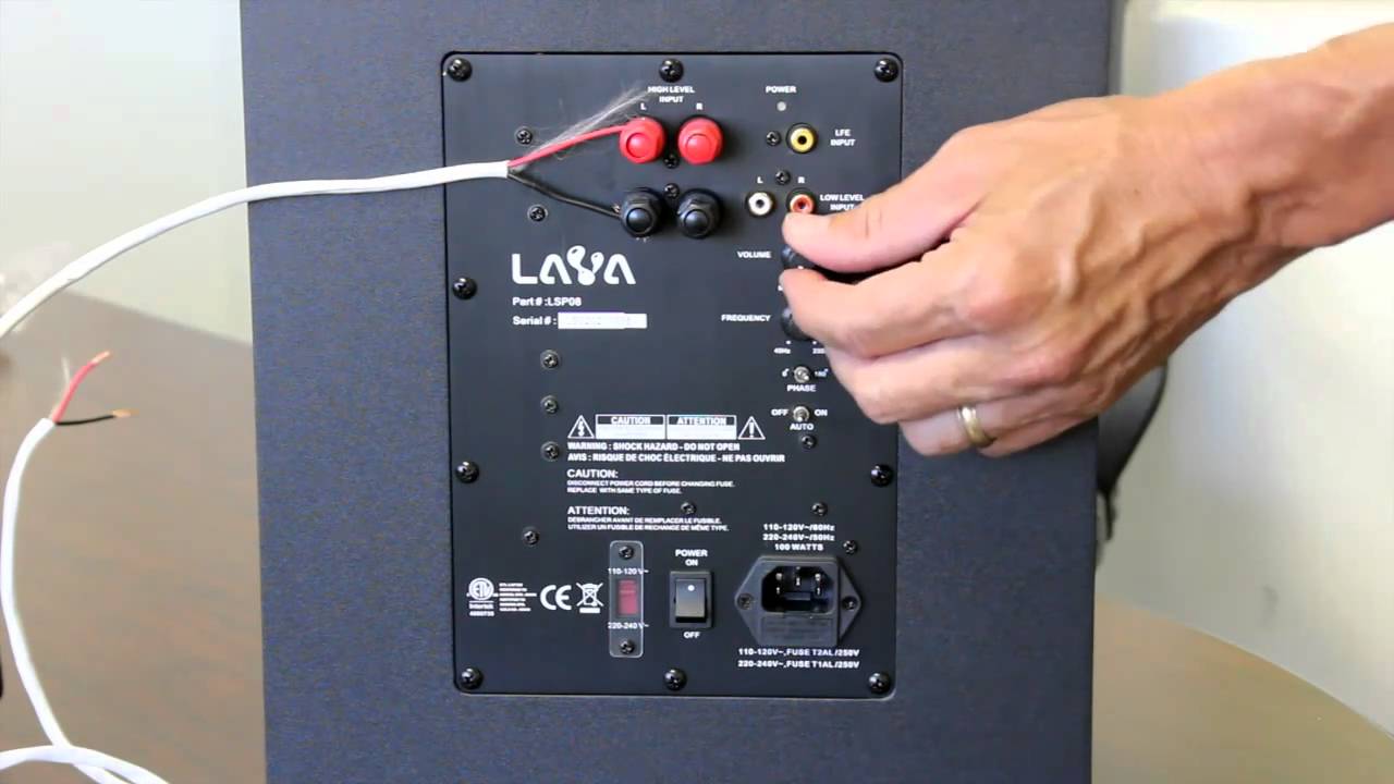 How To Connect Subwoofer To AV Receiver