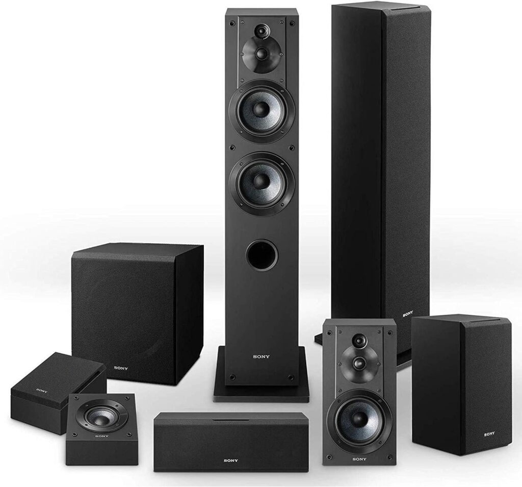 Sony Complete 8 Speaker System- SSCS3 (2), SSCS5, SSCS8, SACS9, SSCSE